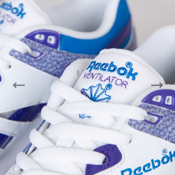 Reebok Ventilator White/Purple-Blue V60238 Men\'s main image 7